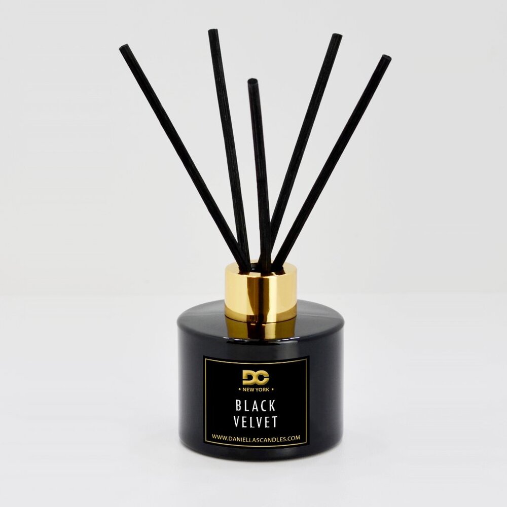 Black Velvet Reed Diffuser Set Black - 3.4oz/100mL - Picture 3 of 4